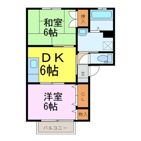 ヴァンクレールの物件間取画像